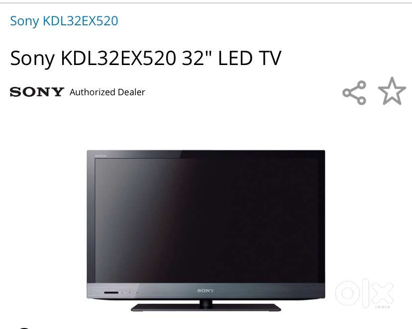 Sony Bravia KDL-32EX520 – 32-inch Full HD LED TV – Excellent Condition