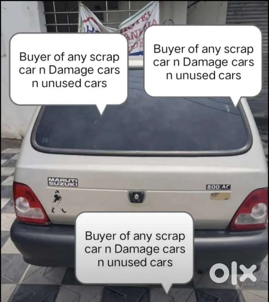 We Deal with any scrap car n valid expired cars n unused cars n Waste