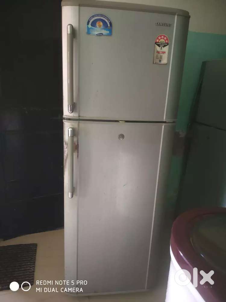 SAMSUNG DOUBLE DOOR FRIDGE & LG SEMI AUTOMATIC WASHING MACHINE