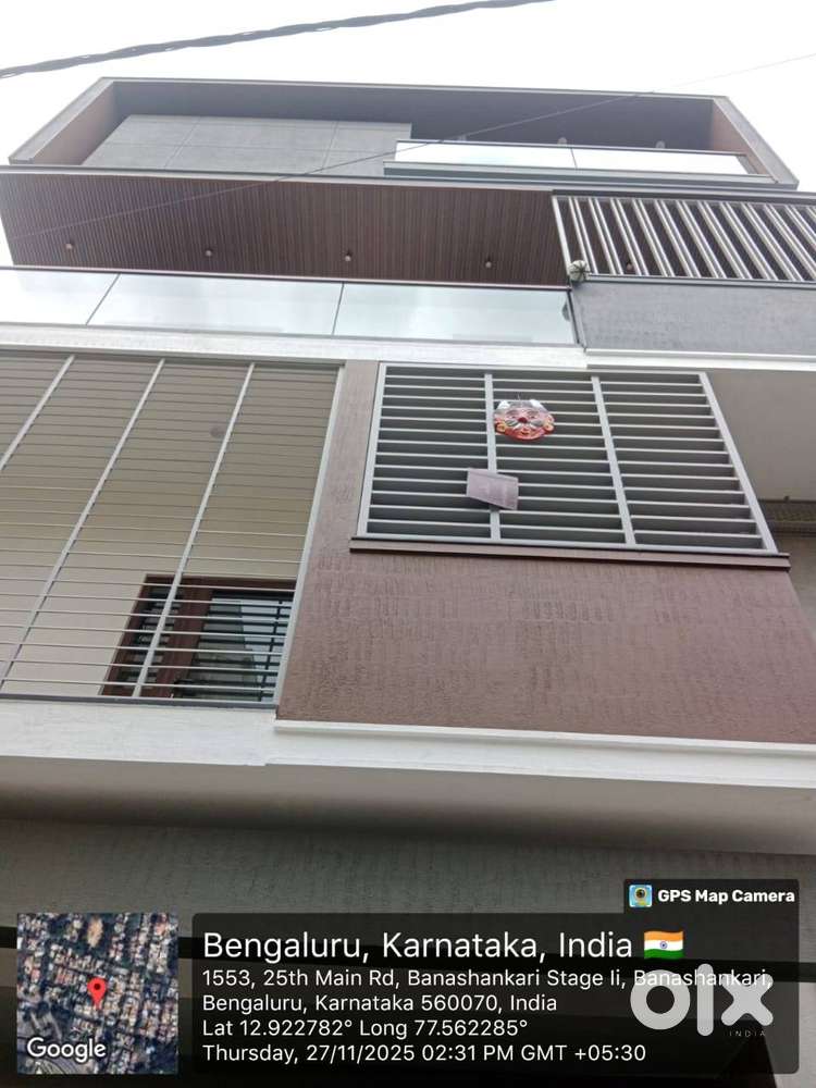 3 BHK for Lease in Banashankari 2nd Stage, Bangalore – No Brokerage