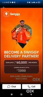 Swiggy delivery partner