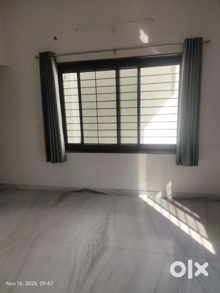 1 bhk semi furnished with ample space for nuclear family