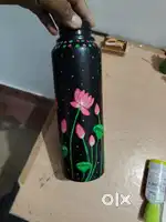 Hand made flower vase looking very nice by painting by hand
