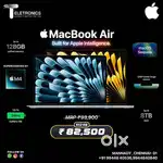 APPLE MACBOOK AIR M4 CHIP 13.6INCH 16GB/256GB SEALED WITH ONE YEAR WAR