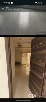 3 BHK semi furnished flat