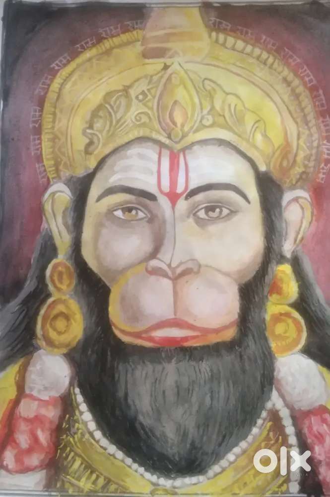 हनुमान जी drawing