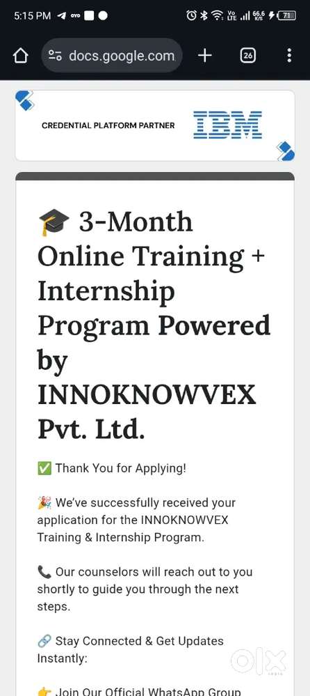 IBM Mega Hiring Drive applies now by Innoknowvex (IBM Group)
