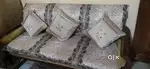 5 seater sofa set in good condition urgent sale