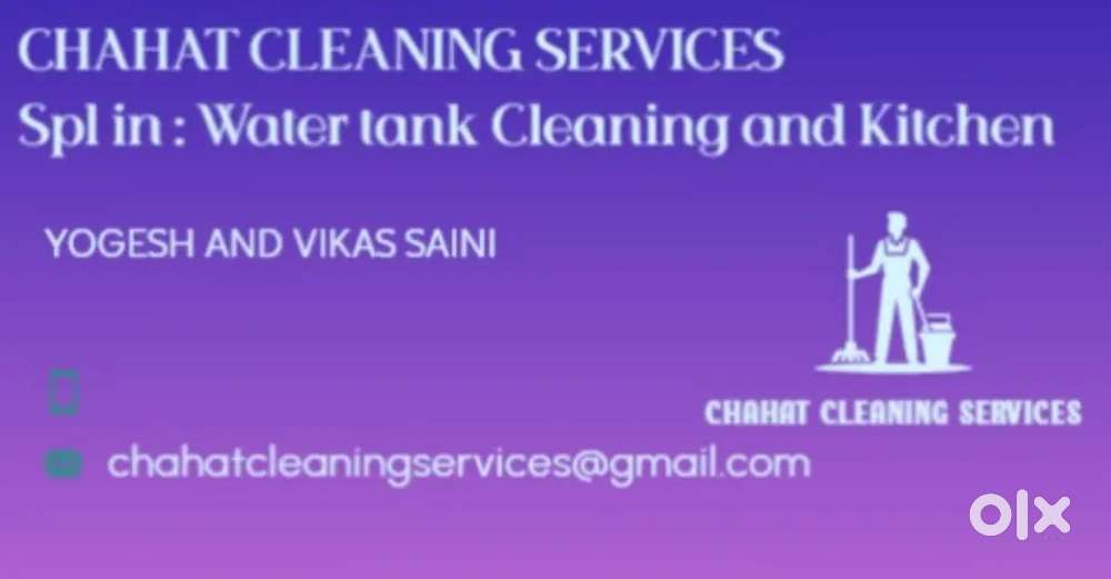 Water tank cleaning, Kitchen and toilet cleaning