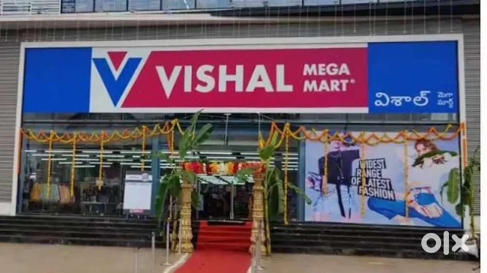 Vacancy available 36 candidates girls and boys in vishal mega Mart
