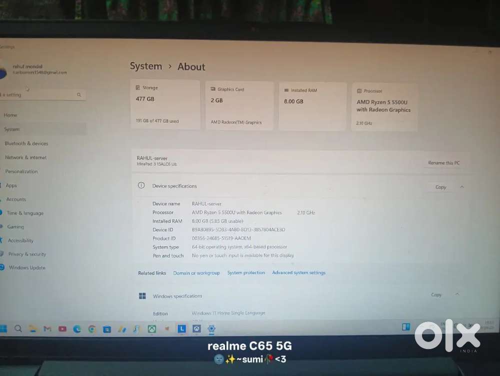Lenovo IdeaPad slim3 urgent sell brand new condition