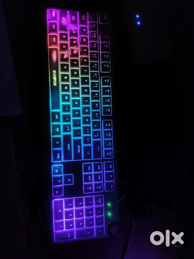 Evofox Deathray White RGB GAMING KEYBOARD