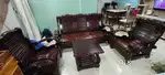 Sofa set with teapoy and corner Table