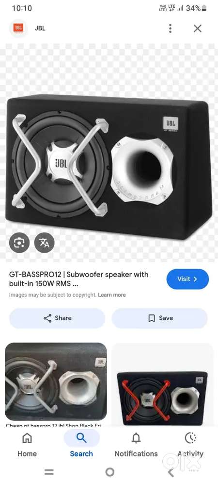 Jbl ..1200 watt subwofeer