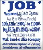 Job vacancy work From home Available