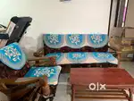Decent Sofa Set with Coffee Table (3+2+1)