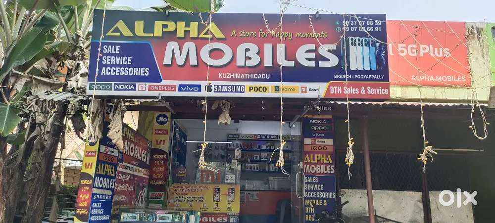 Redmi realme iqoo iphones@all brand available