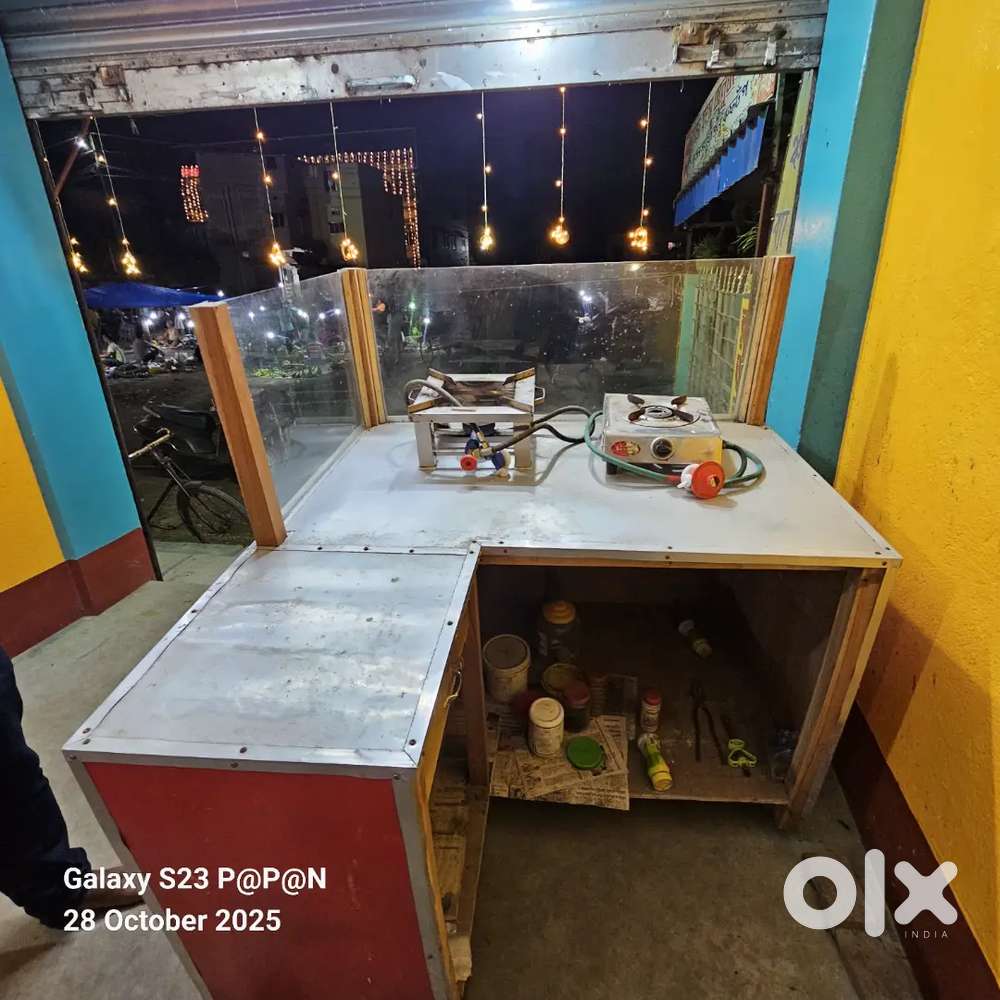 Hotel restaurant kichen table