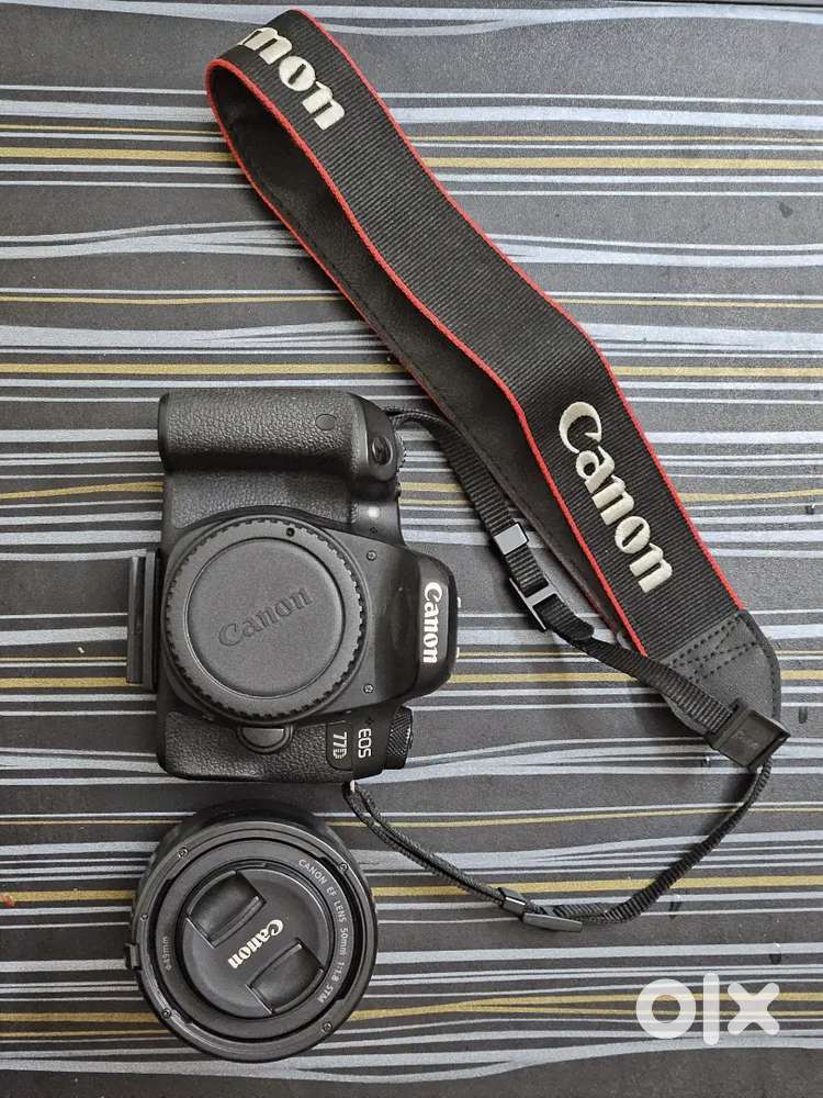 Canon DSLR 77D with 50mm lens