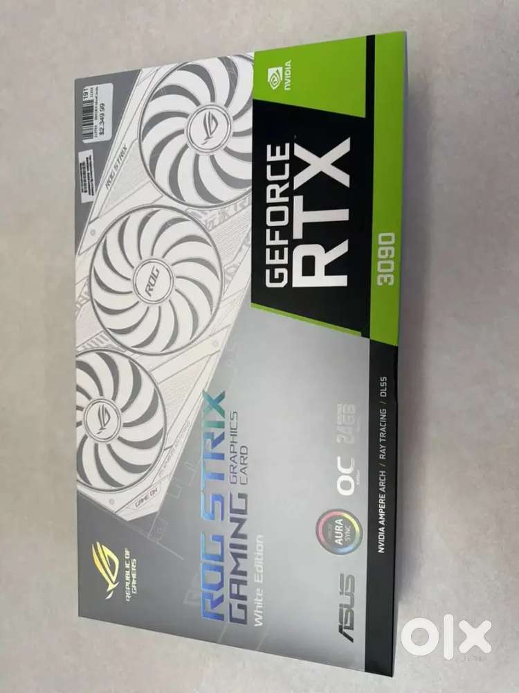 ASUS ROG Strix GeForce RTX 3090 OC 24GB GDDR6X Graphics Card (90YV0F9