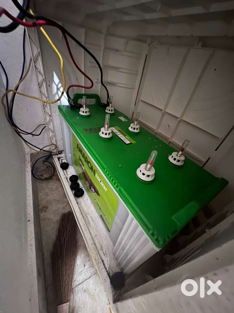 New Inverter battery  Amaron 6 months old with inverter