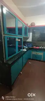 Interior design of kitchen, wardrobe