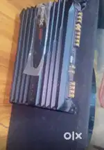 Sony amplifier 1000w 4 channel and sony woofer 1800w