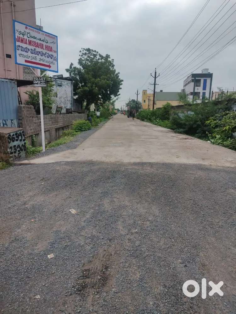 East facing, beside padma nagar, direct road to tenali railway flyover