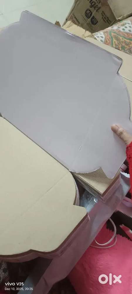 Cake box half kg 25 box per piece rs7