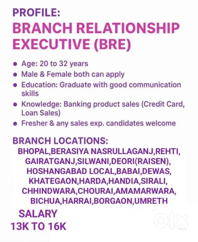 Branch relationship executive
