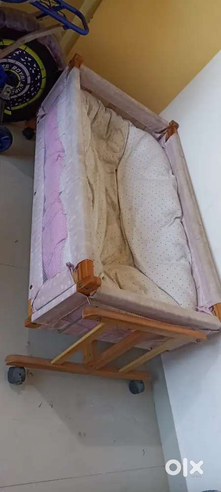 Baby crib and jhoola