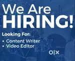 YouTube Channel Required Video Editor, Content Writer