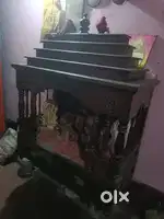 Wooden Singhasan ( Segun wood )