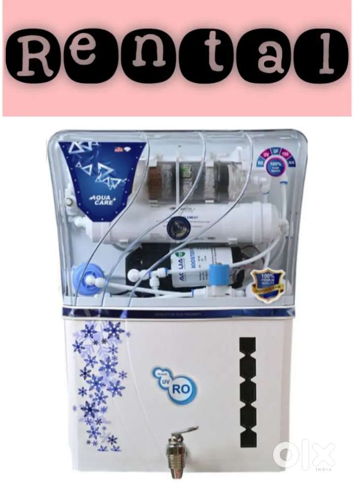 Ro water purifier available on rent