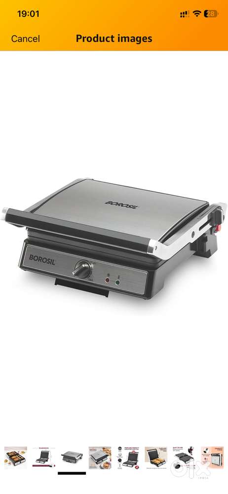 Borosil Jumbo Griller