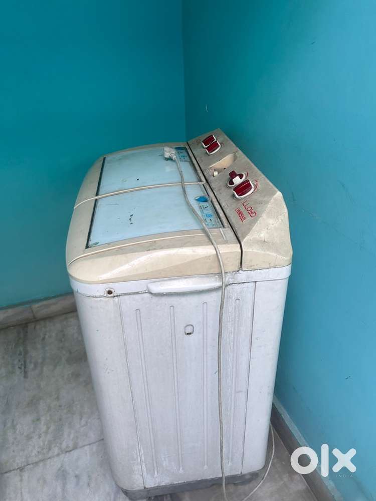 Washing machine running