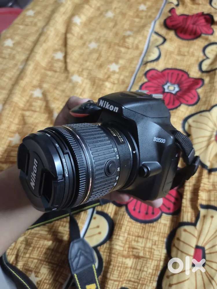 Nikon D3500 with 50mm lens