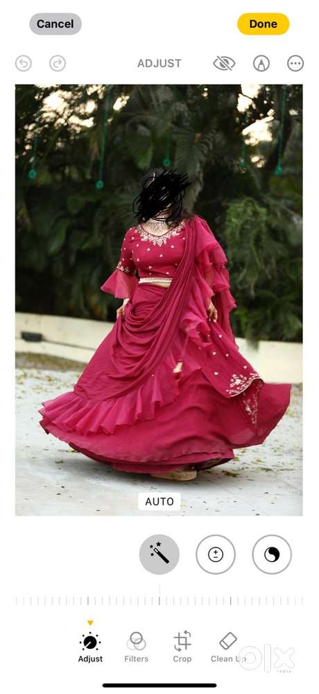 Beautiful magenta Lehenga sareefor sale