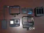 Gopro hero 7 black with 2 gopro battery and gopro mic adapter