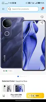 Vivo V50 e for sale or for exchange with any mobile