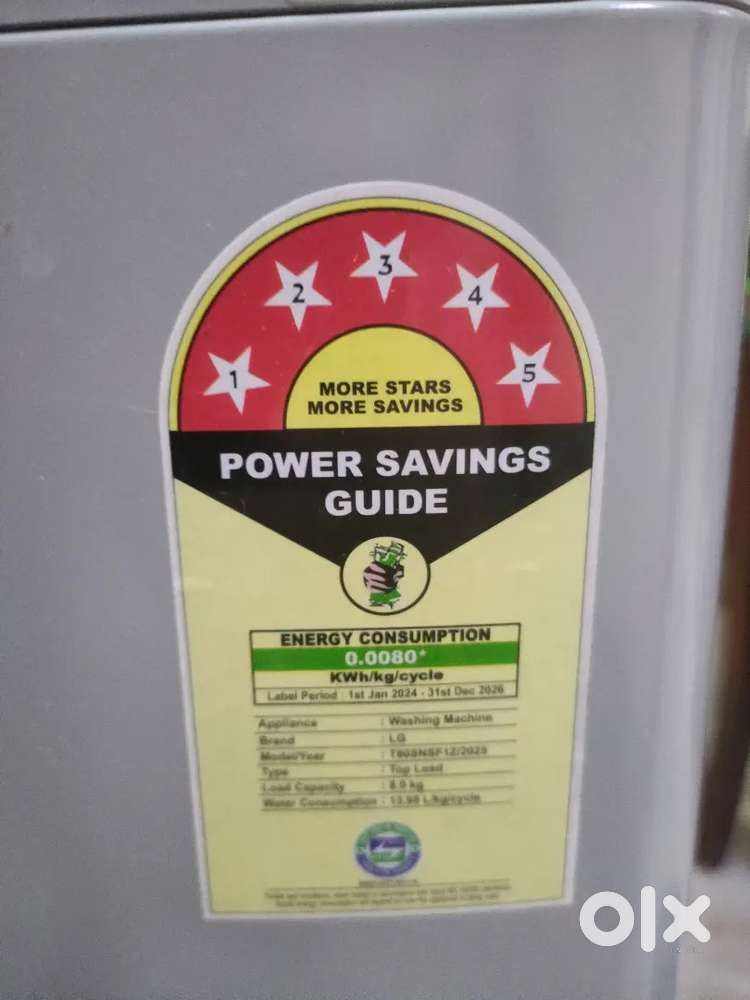 LG 8KG FATL T80SNSF1Z Top Load Washing Machine In Top Class,Mint State
