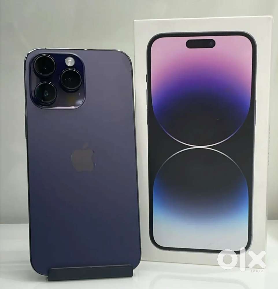 Iphone 14 pro black colour with Gst Bill  ( 256 GB )