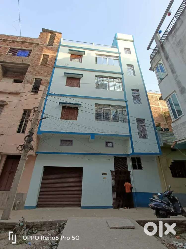 House for family at corner of Indian oil corporation boundary, sipara