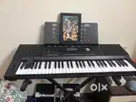 Roland EX-20 arranger keyboard with stand and dust cover