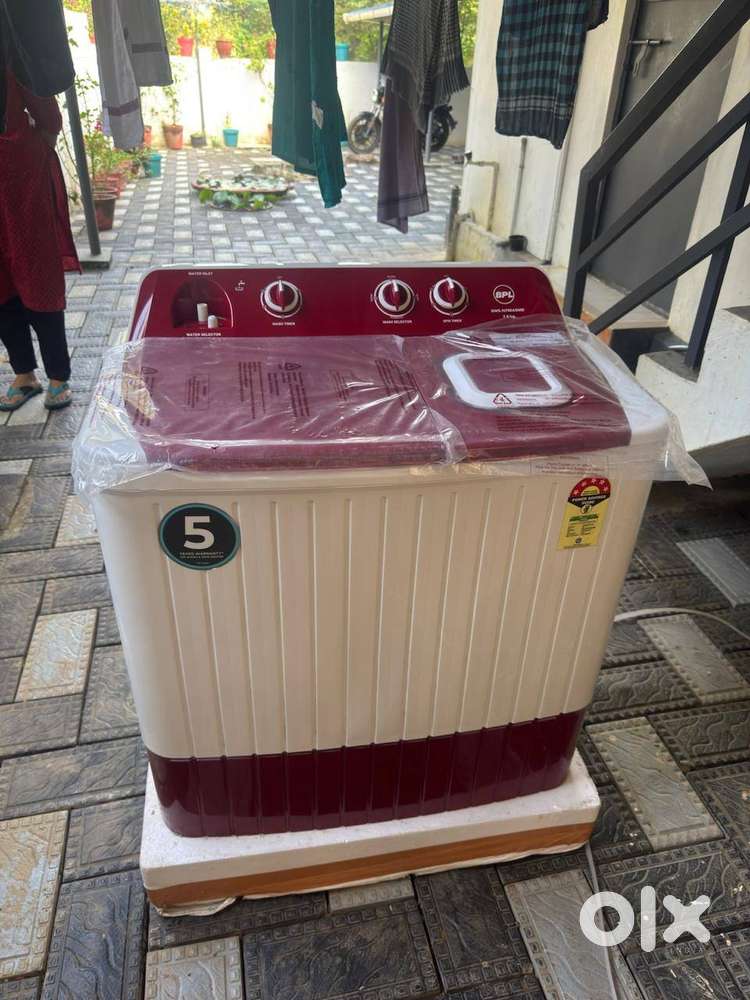 Brand New BPL Semi-Automatic Washing Machine - 7.0/6.5 kg Capacity!