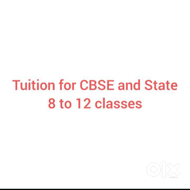 Tuition for CBSE and State