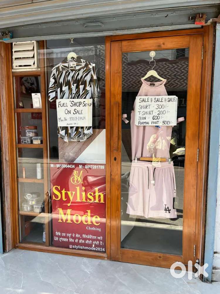 Full Shop Setup on Sale Corner Fitting