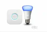 Philips Hue Bridge with 4 Hue E27 Bulbs & 4 Meters Hue Light-strip
