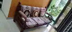 Wooden sofa