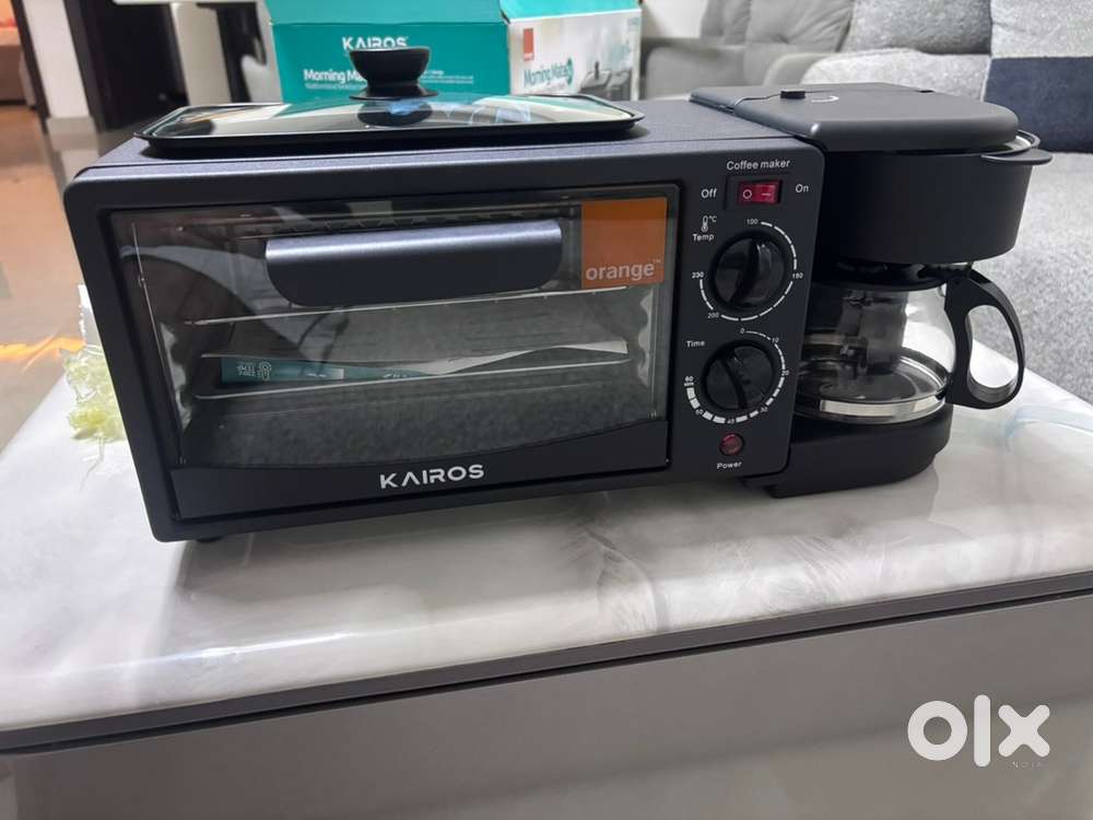 Kairos morning mate- 3-in -1 coffee maker, 12L oven and griddle